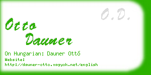 otto dauner business card